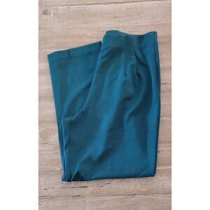 JM Collection Teal Straight-Leg Pants